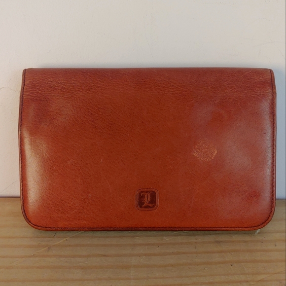 (2 for $20) Lucent Canada large red leather wallet - Picture 1 of 8